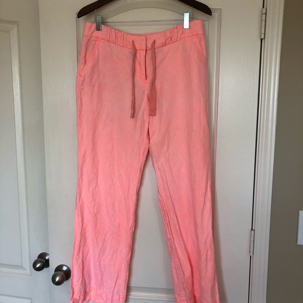 J. Crew City Fit Linen Pant